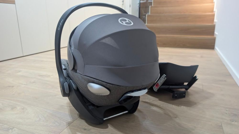 Cadeira de Automóvel Cloud Q Plus Cybex Grupo 0+ Cinzento Claro