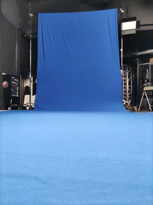 Pano Chroma Key Azul 10x3.50mts