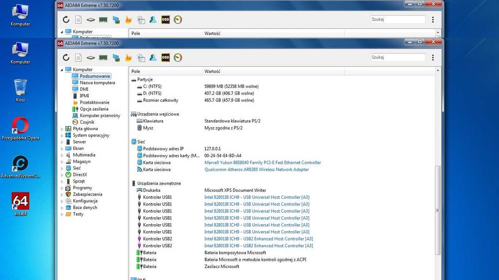 Samsung R540 Core2Duo Intel T4500 2.30 GHz.Ram3Gb,Hdd\500GB,Gwarancja