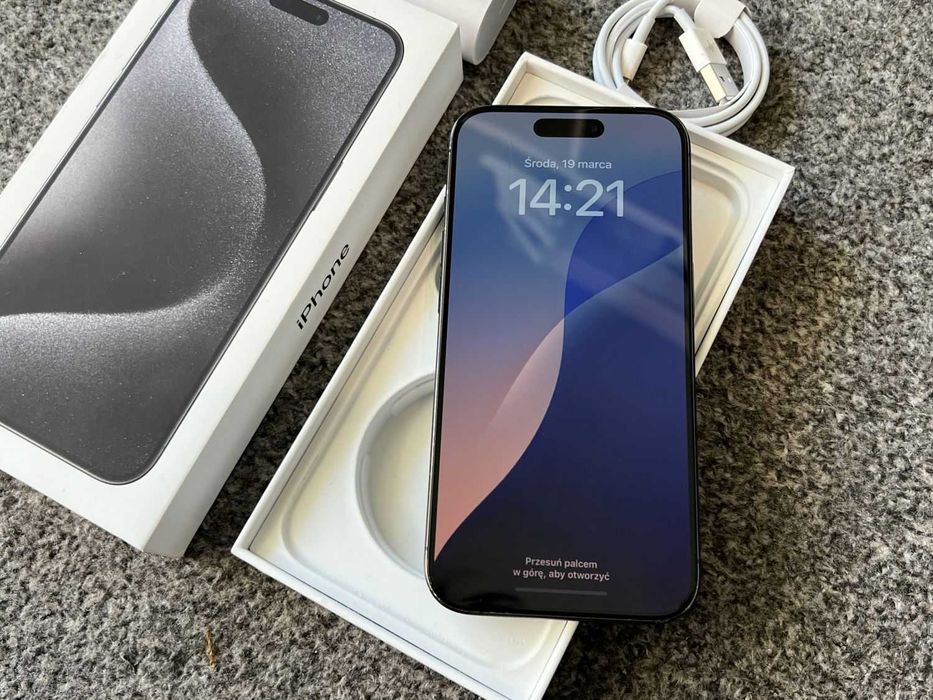 iPhone 15 Pro 128GB TITANIUM BLUE Niebieski Bateria 93% Gwarancja FV