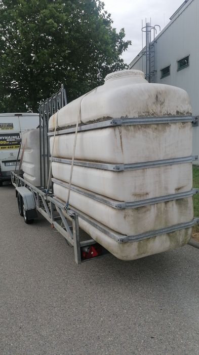 Zbiornik na wodę 4000 czysty duzy właz