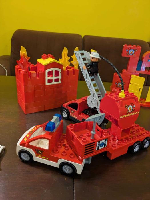 Lego Duplo Straż Pożarna duży zestaw + gratis