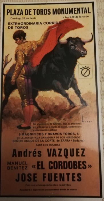 Postais tauromaquia