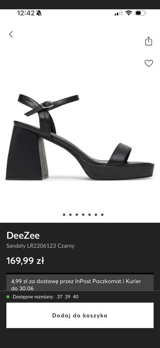 Sandaly deezee 38 nowe