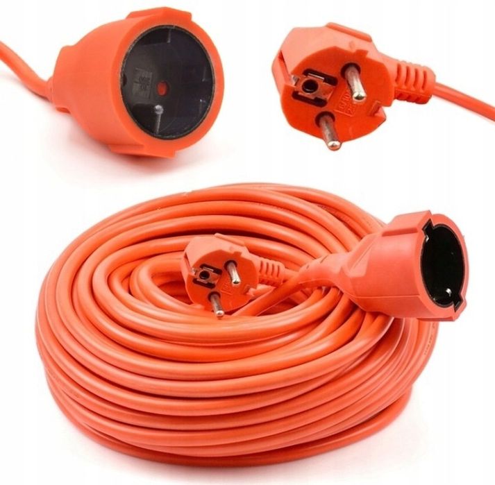 Przedłużacz Ogrodowy Budowlany 30m 3x2.5mm2 GRUBY
