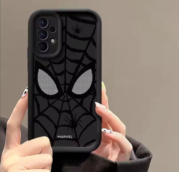 Samsung Galaxy A03s фіолетовий Чохол MARVEL чорний Чохол OPPO A74