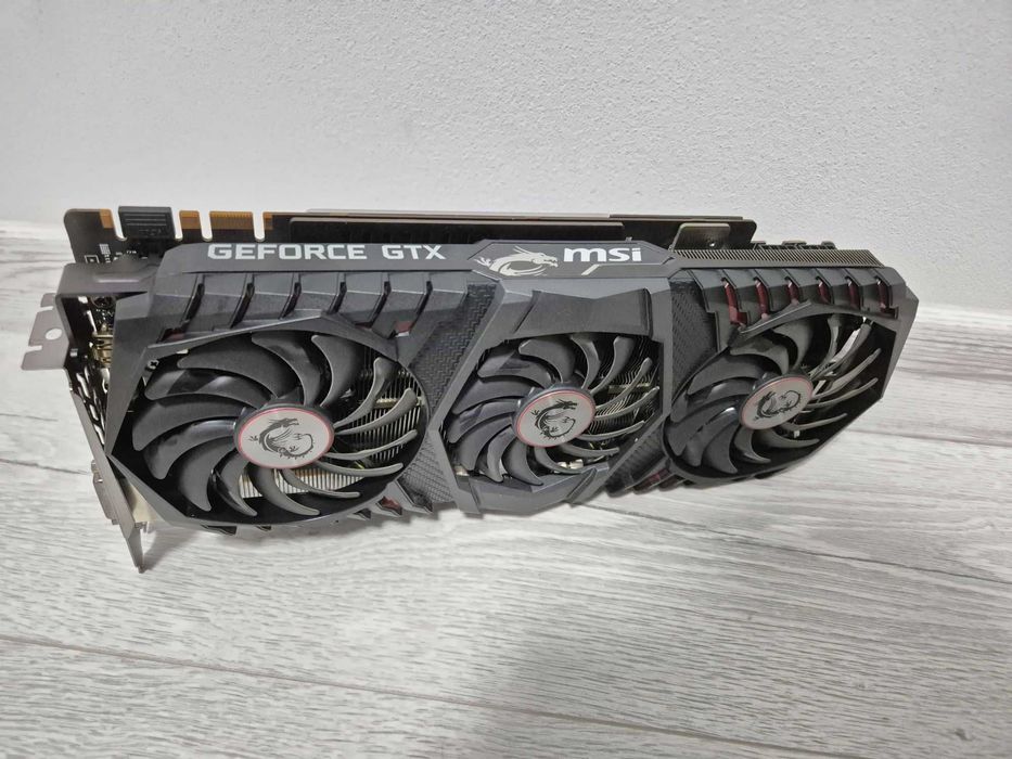 ігрова відеокарта ТОП версія GTX1080Ti 11GB 352bit MSI Gaming TRIO. Trade-IN