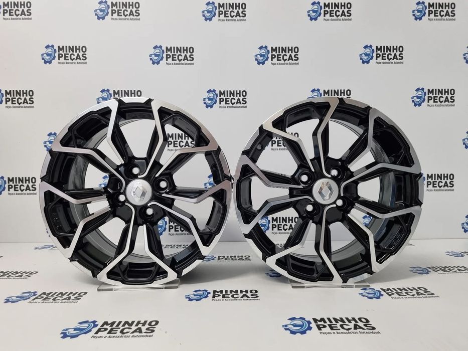 Jantes Renault Clio RS em 15 Preto Polido (4x100)