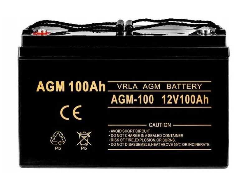 Акумуляторна батарея Volt Polska AGM 12V 100Ah / Акумулятори для ДБЖ