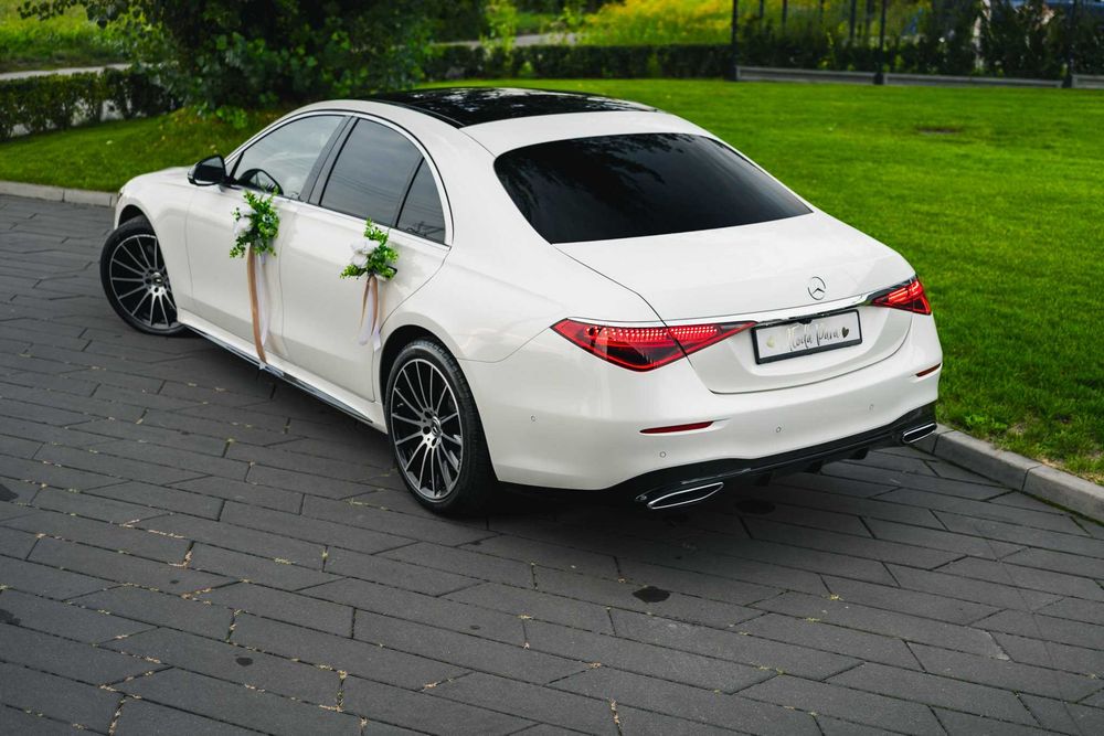 Luksusowe auto do ślubu – Mercedes-Benz S400d 4Matic | Cała Polska | Z kierowcą