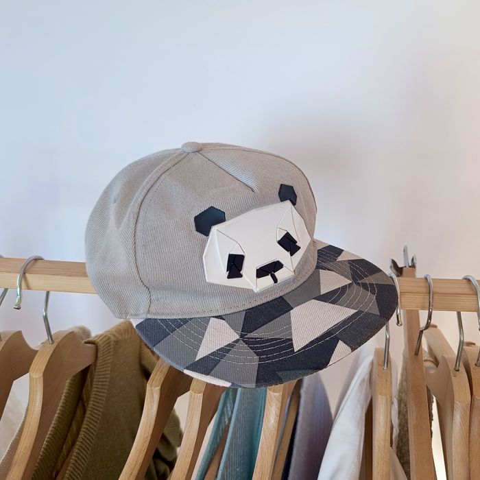 Czapka unisex damska panda baseballowa Snapback hip hop hat