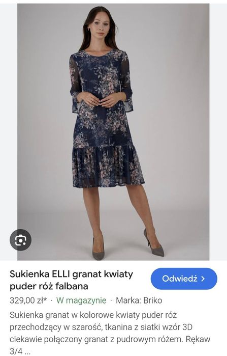 Nowa sukienka polskiej firmy ELLI rozm. 44