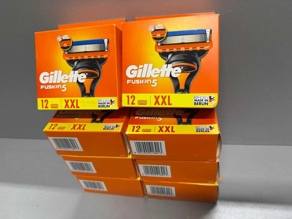 Gillette Fusion5 XXL Змінні картриджі для гоління 12 шт Нові!