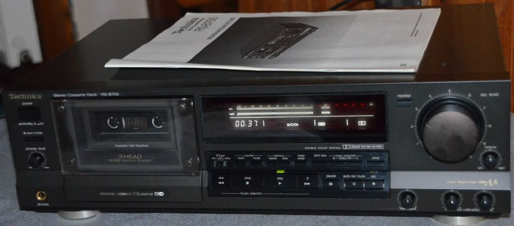 Technics RS-B755 Magnetofon kasetowy TOP! +instrukcja Gwarancja
