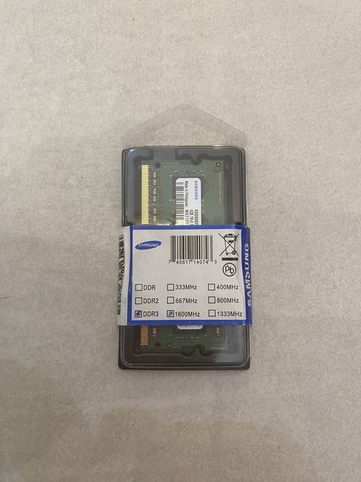 Оперативна память samsung ddr3 8 gb (2x4)