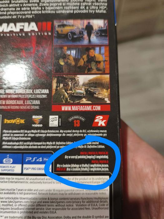 Mafia Trilogy ps4
