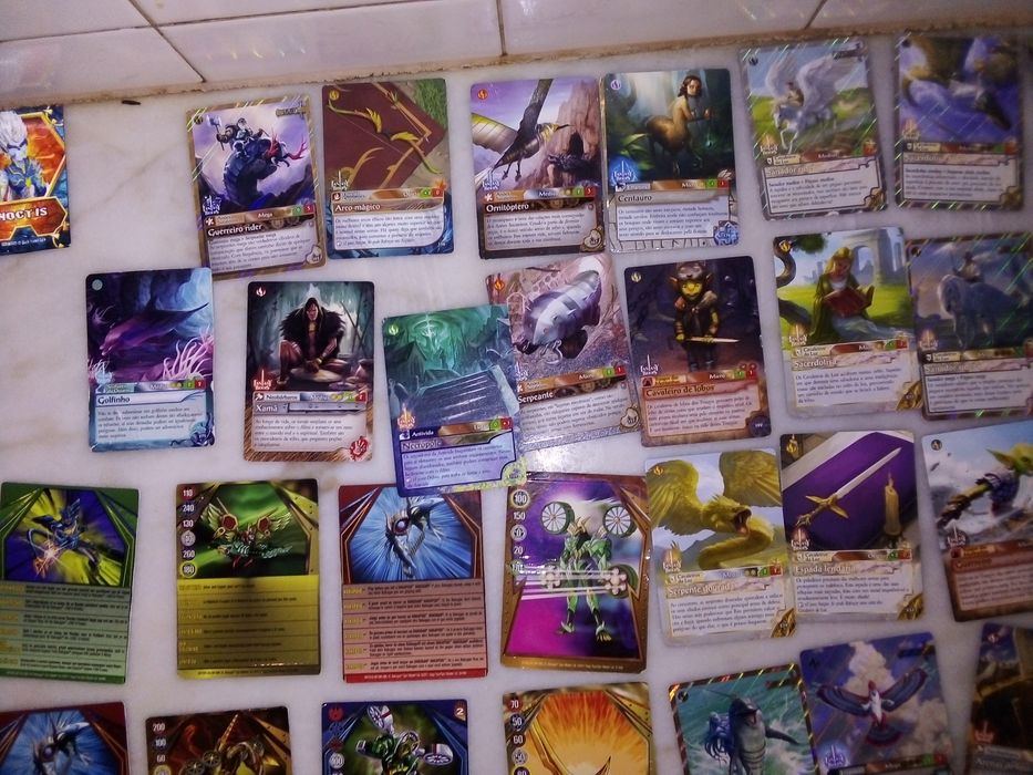 Conjunto de Cartas/Cromos/Coleccionáveis Diversos