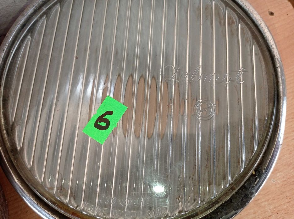 Szkła - lampy - przód - WSK + inne - Piast, Refmet