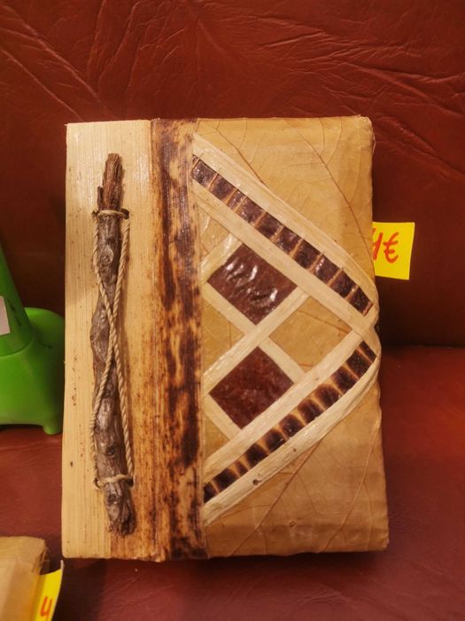 Canetas E cadernos vegetais