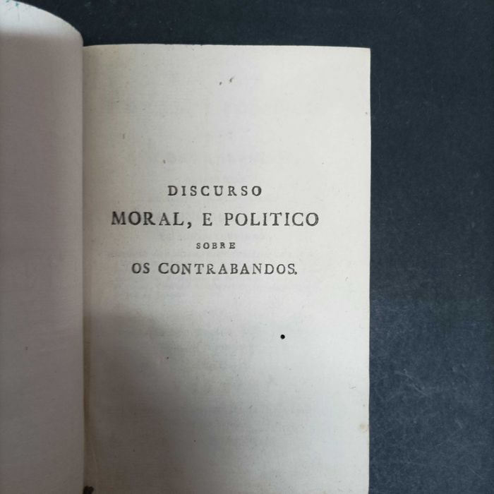 Discurso Moral e Político sobre os Contrabandos