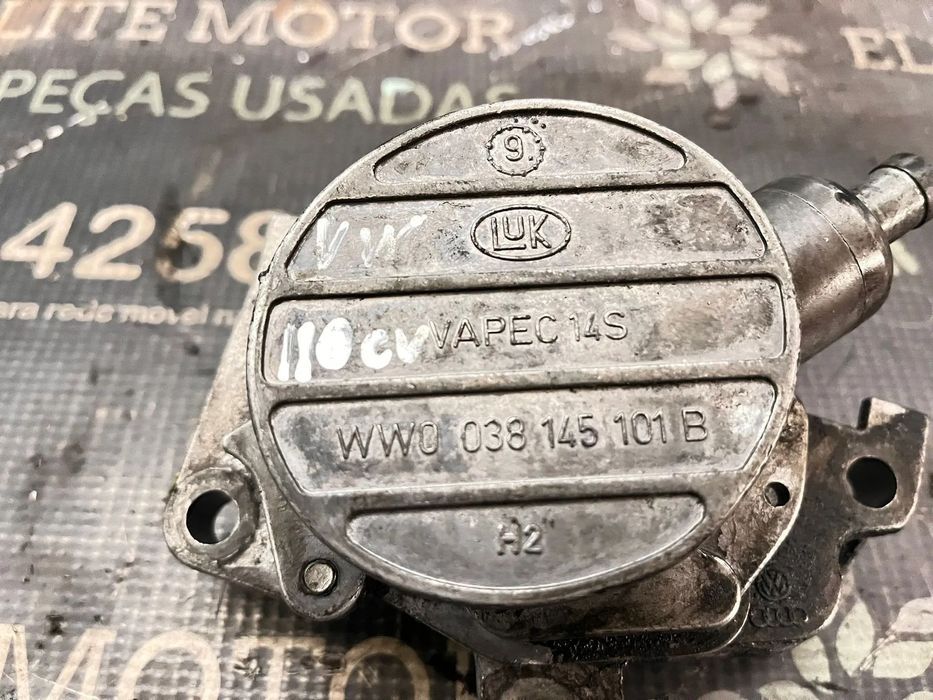 Bomba de vácuo depressor usado VW AUDI 1.9 TDI 110CV 90CV ASV AHF