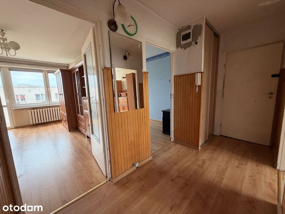 3 pokoje + balkon | 48,47 m² | Kościuszki | do aranżacji