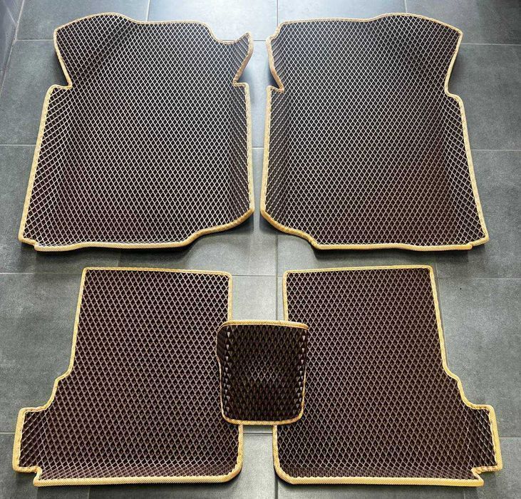 ЕВА коврики з бортами+3Д лапа Chery QQ/Amulet/Jetour X70/Elara/Tiggo
