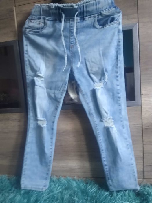 Spodnie jeansowe L