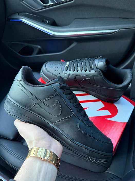 ТОПОВІ кросівки Supreme Nike Air Force 1 чорні