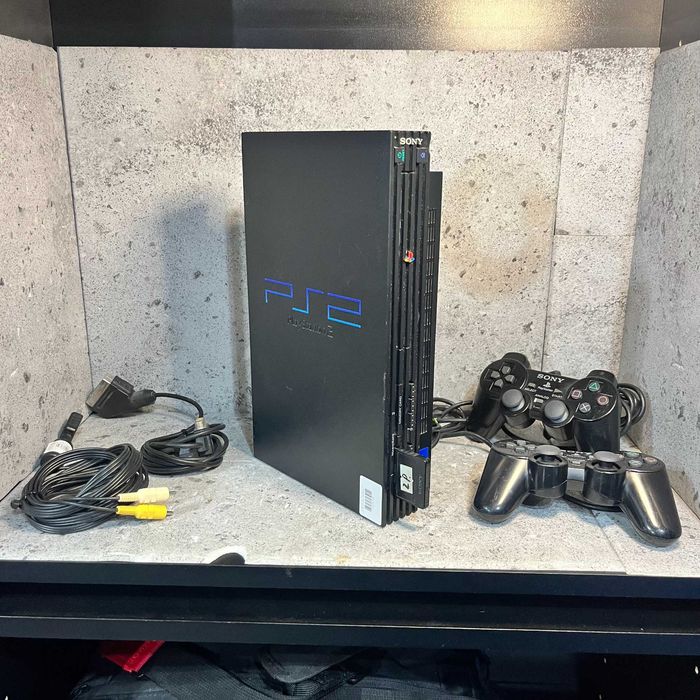 Konsola Sony PlayStation 2 FAT | Model SCPH-39004 | 2 Pady | Okablowanie