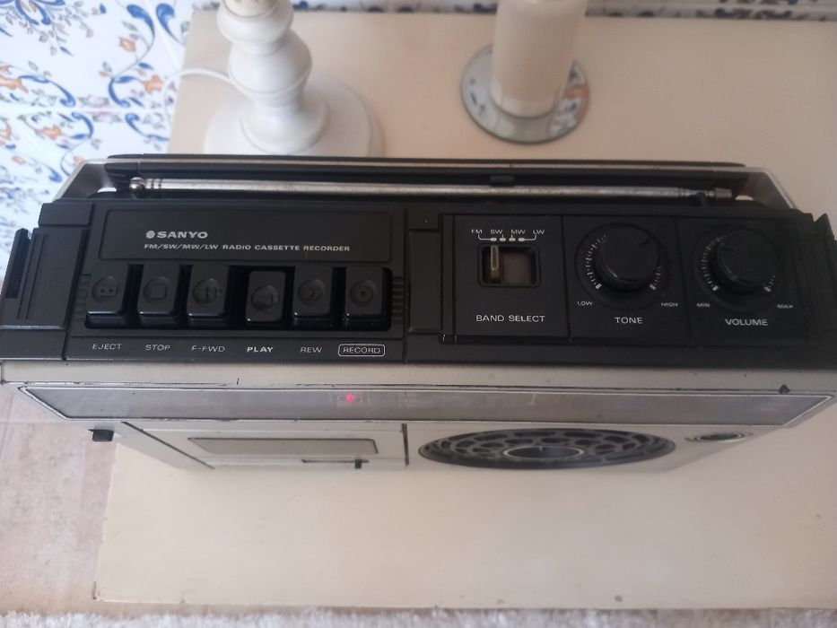 Sanyo rádio  cassettes  recorder