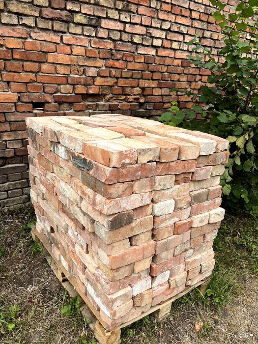 Stara CEGŁA NA SZTUKI- z rozbiórki, używana! 25x 12,5x6,5-7cm