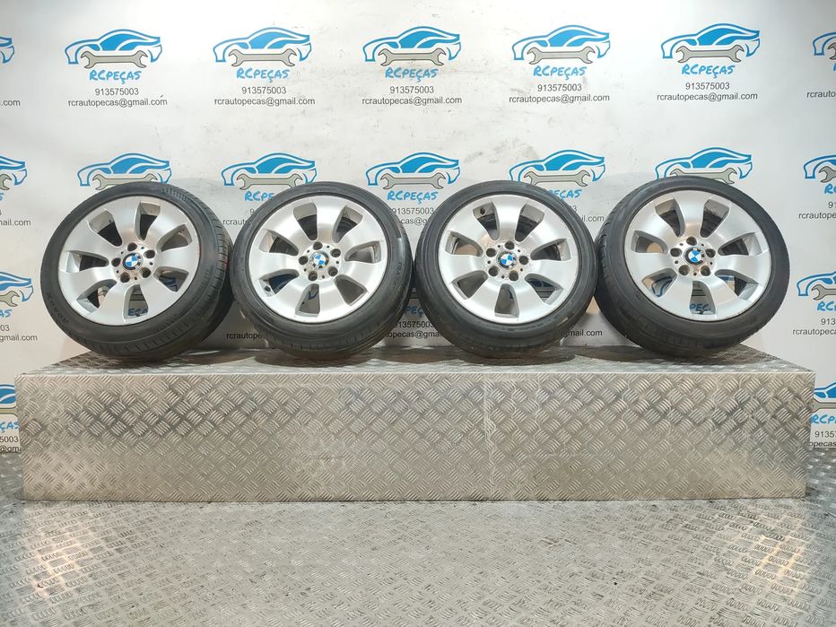 Conjunto Jantes 17 Originais BMW Serie 3 E90 8J ET34 5x120
