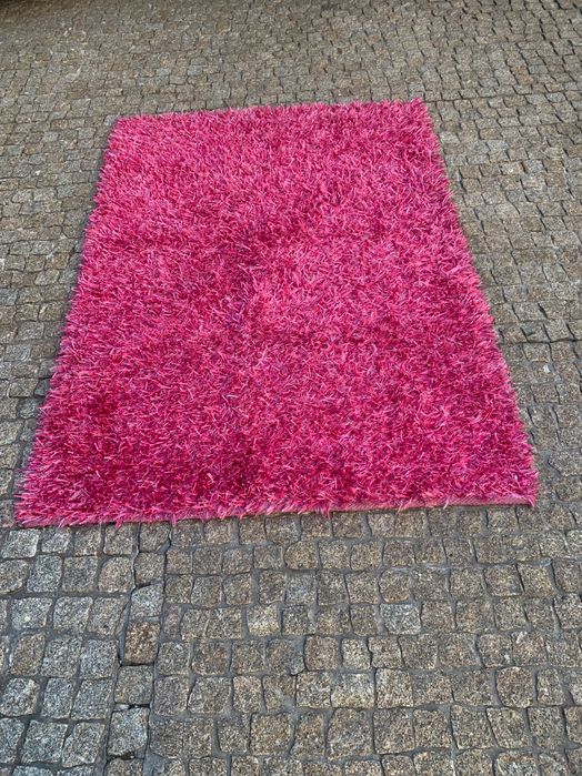 Tapete Veneza Cor de Rosa 140 X 200