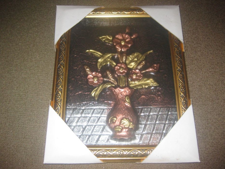 Colecção Completa de 4 Quadros “Flores”/Novos e Embalados!