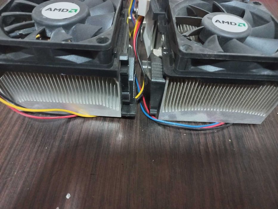 Кулер з радіатором для ПК процесора AMD 4-pin, 3-pin процесорний кулер