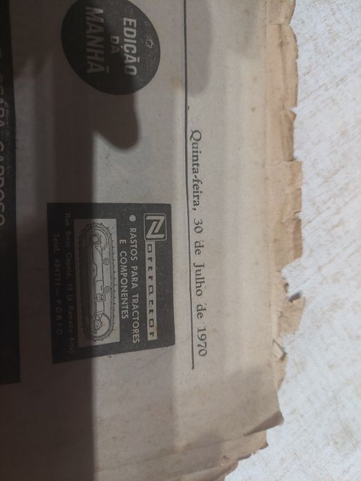 Jornais morte Oliveira Salazar