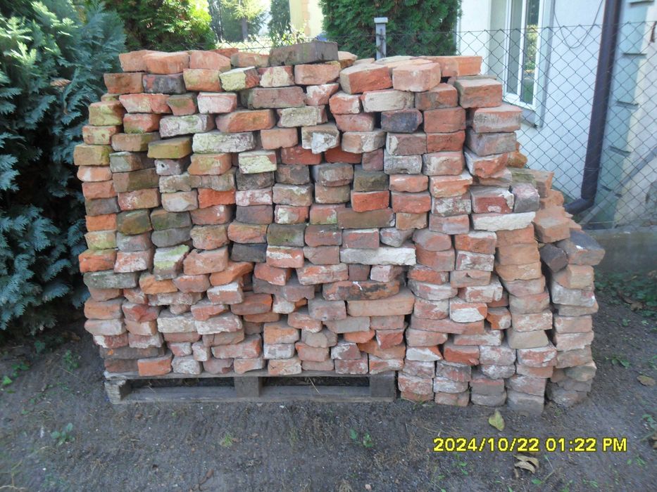 cegła rozbiórkowa połówki