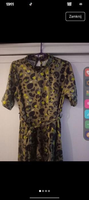 Sukienka panterka 40/42