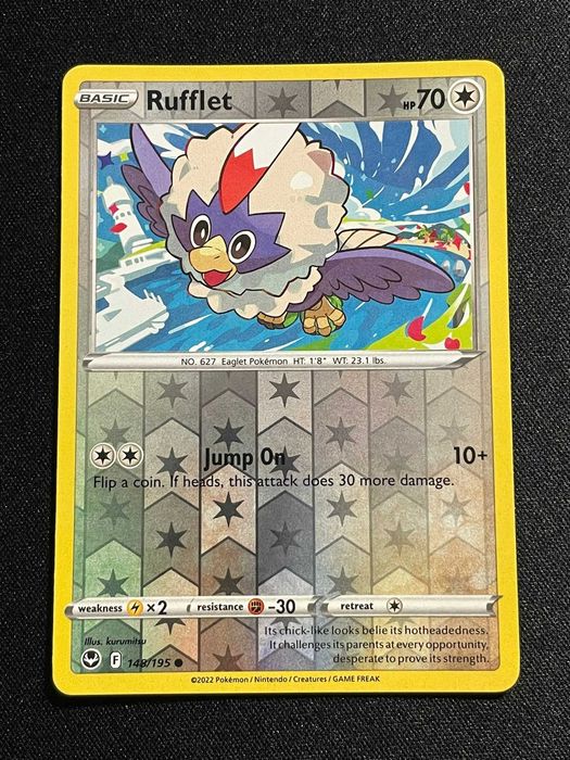 Carta Pokémon Rufflet 148/195 Silver Tempest