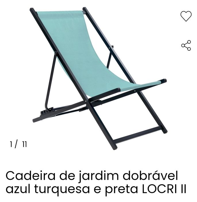 Cadeira de praia ou jardim dobrável