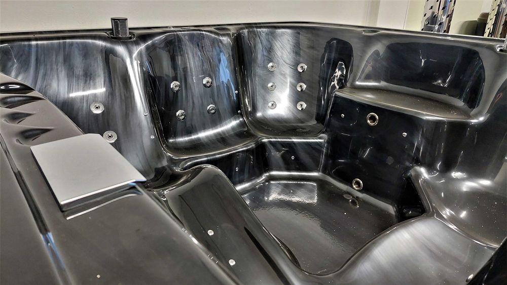 Balia, jacuzzi, ogrodowe, akryl, kwadrat 245/245 cm,