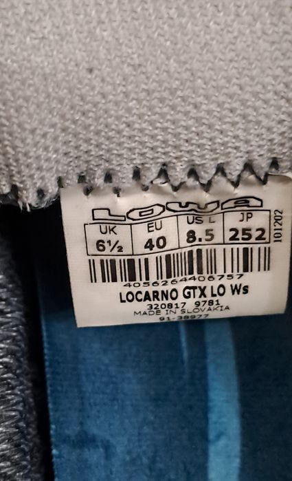 Трекінгові Кросівки Lowa locarno Gore-tex