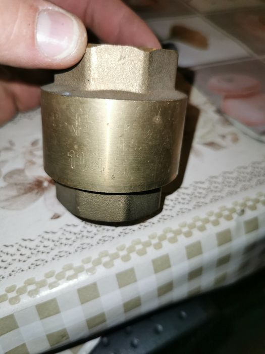 Nowy zawór zwrotny mosiężny 1 1/4 ferro