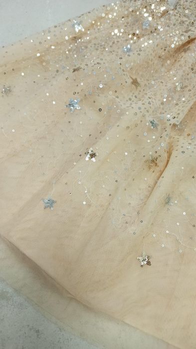 Śliczna sukienka balowa impreza tiul cekiny H&M