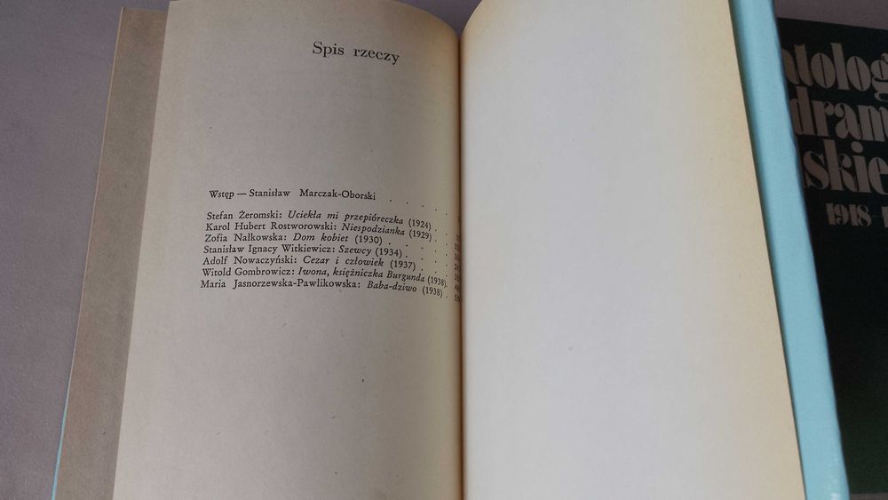 "Antologia dramatu polskiego" 1981 PIW