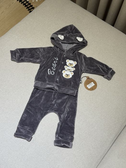 Велюровий костюм 6-9 міс 74 розмір