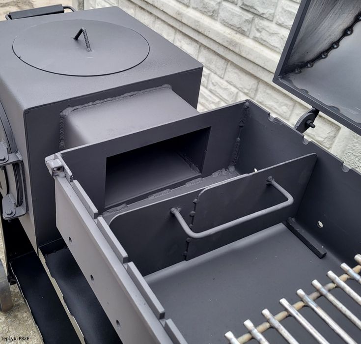 • 5мм! ГАРАНТІЯ! Усилений! Мангал Коптильня с Печкой под Казан