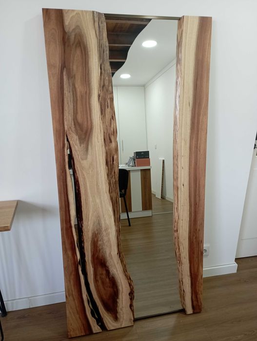 ESPELHO MADEIRA ACÁCIA