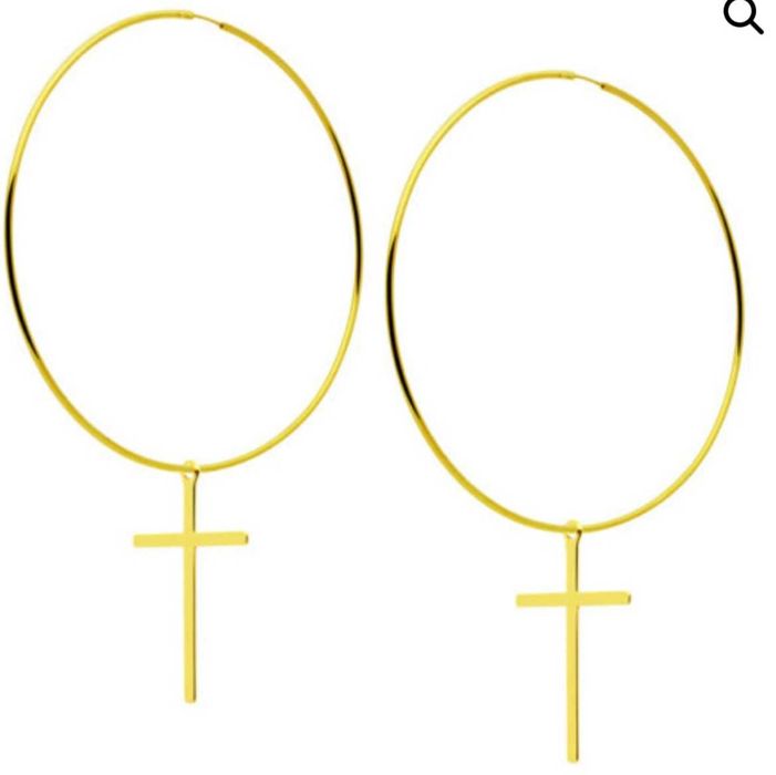 Kolczyki Beryl, pozłacane, nowe